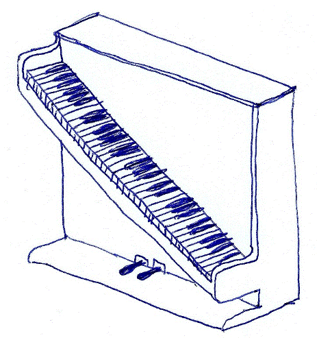 aflopende piano